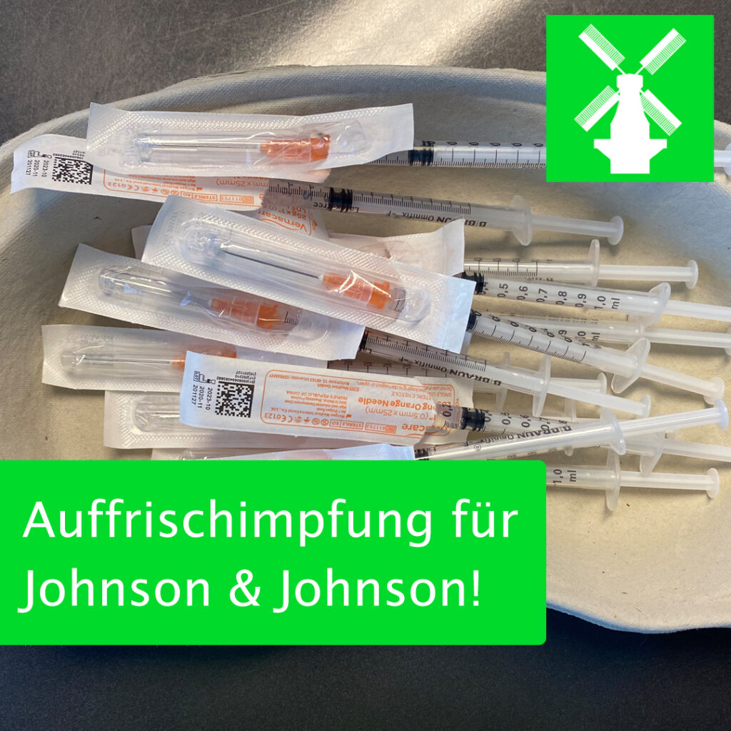 Auffrischimpfung für ALLE Johnson-Impflinge