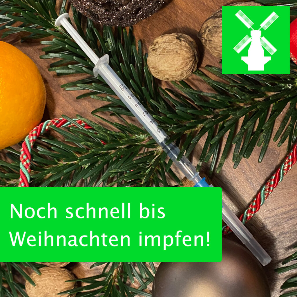 Noch schnell vor Weihnachten impfen!