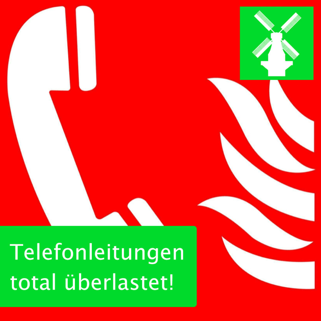 Telefon überlastet – bitte nutzen Sie unsere Online-Services!