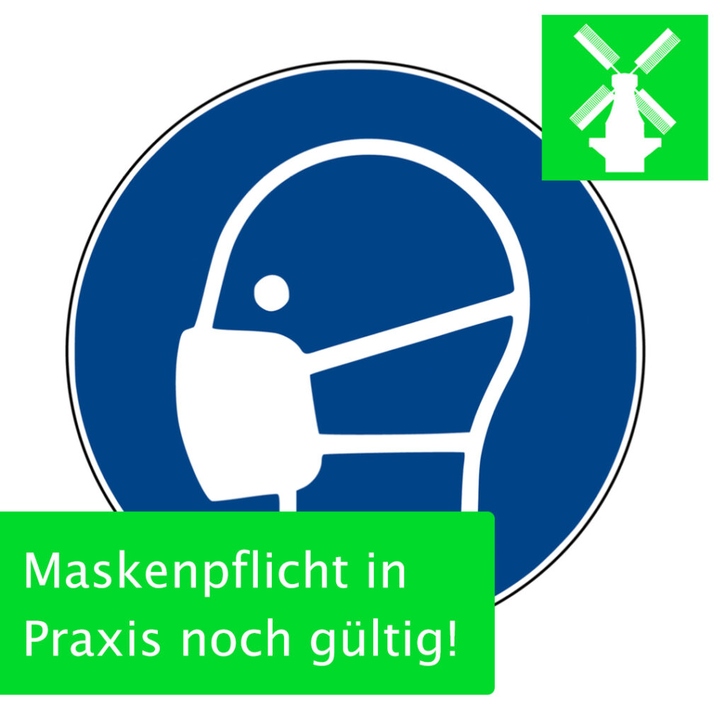 Maskenpflicht in Praxis weiterhin gültig
