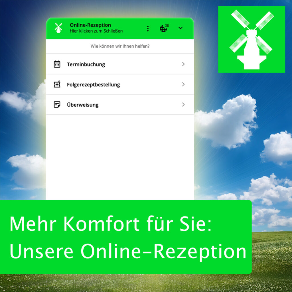 Unsere Online-Rezeption ist da!